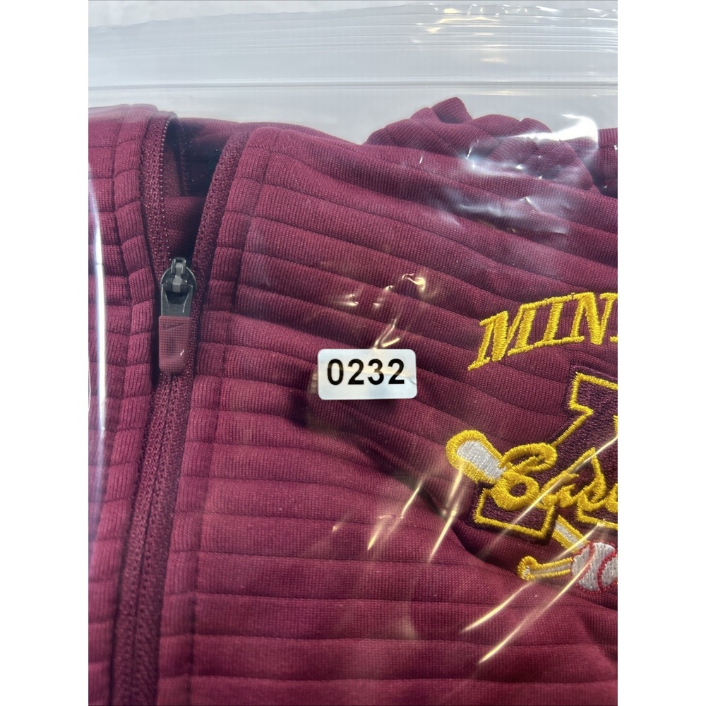 Nike Minnesota Golden Gophers Dri-FIT Full Zip Baseball Maroon Men's Medium - Picture 7 of 7